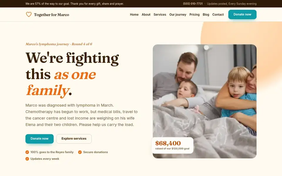 Citrus Editorial website design for fundraising & nonprofits