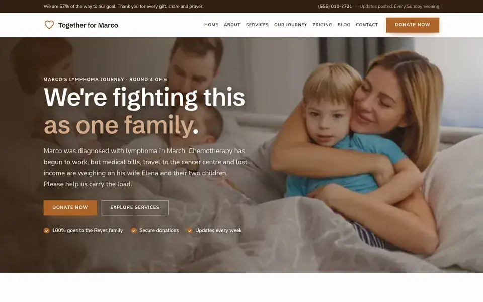 Strength Group website design for fundraising & nonprofits