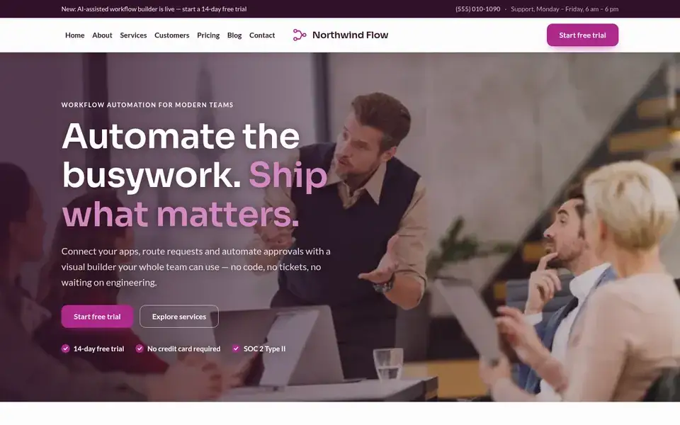 Trigger Group website design for saas & software