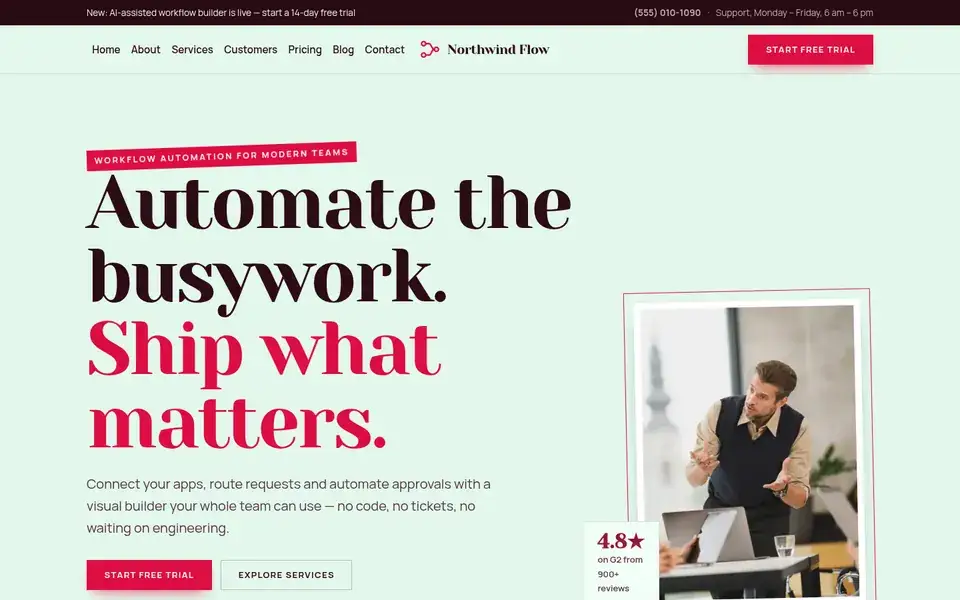 Sync Portfolio website design for saas & software
