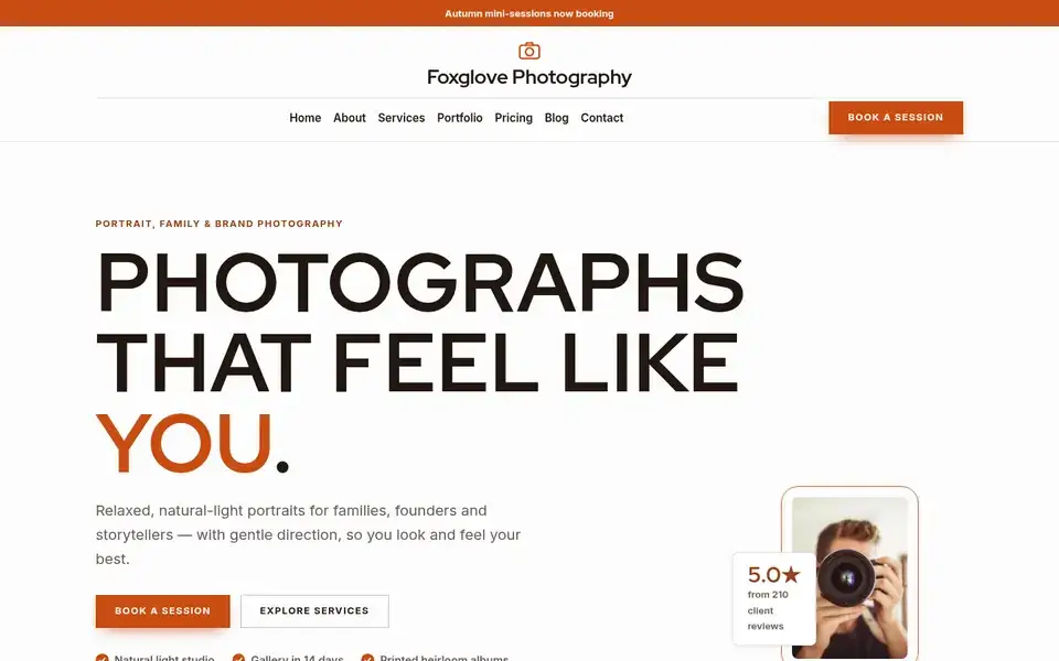 Negative Shop website design for photography